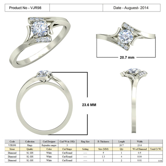 3D Jewelry Files Ring Model 3DM 15=calur ston rings=96