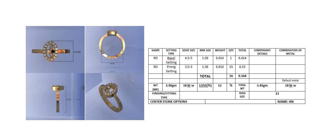 3D Jewelry Files Ring Model STL DR-2882 R28