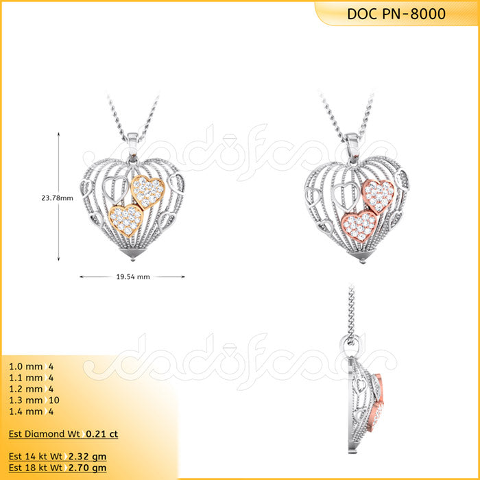 3D Jewelry Files Pendant Model 3DM DOC-P8000