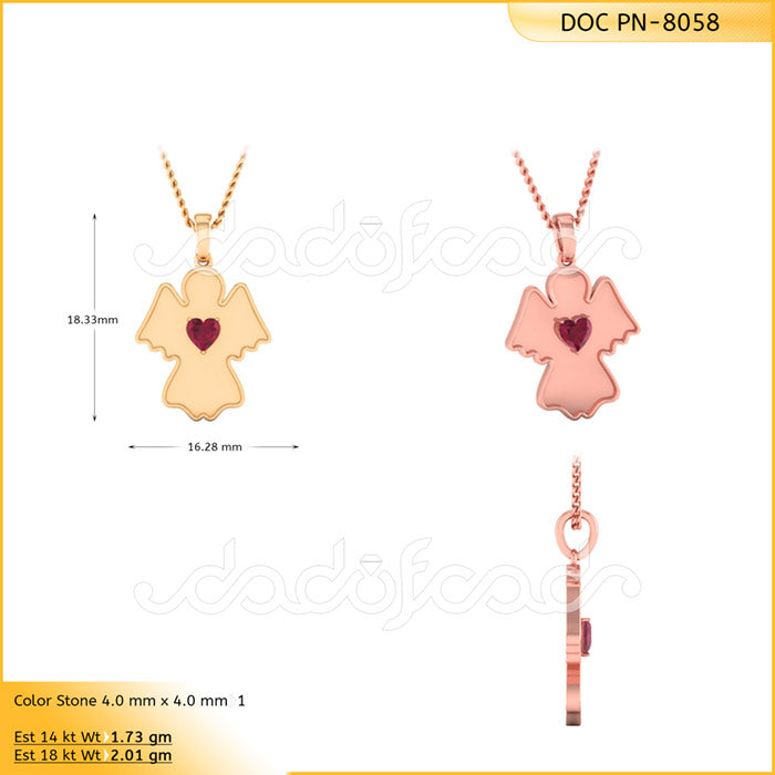 3D Jewelry Files Pendant Model 3DM DOC-P8058