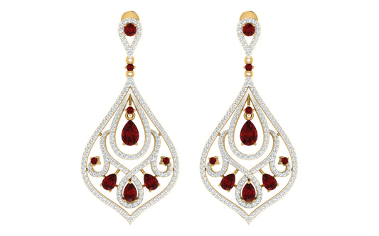 3D Jewelry Files Earring Model 3DM STL ER-2195