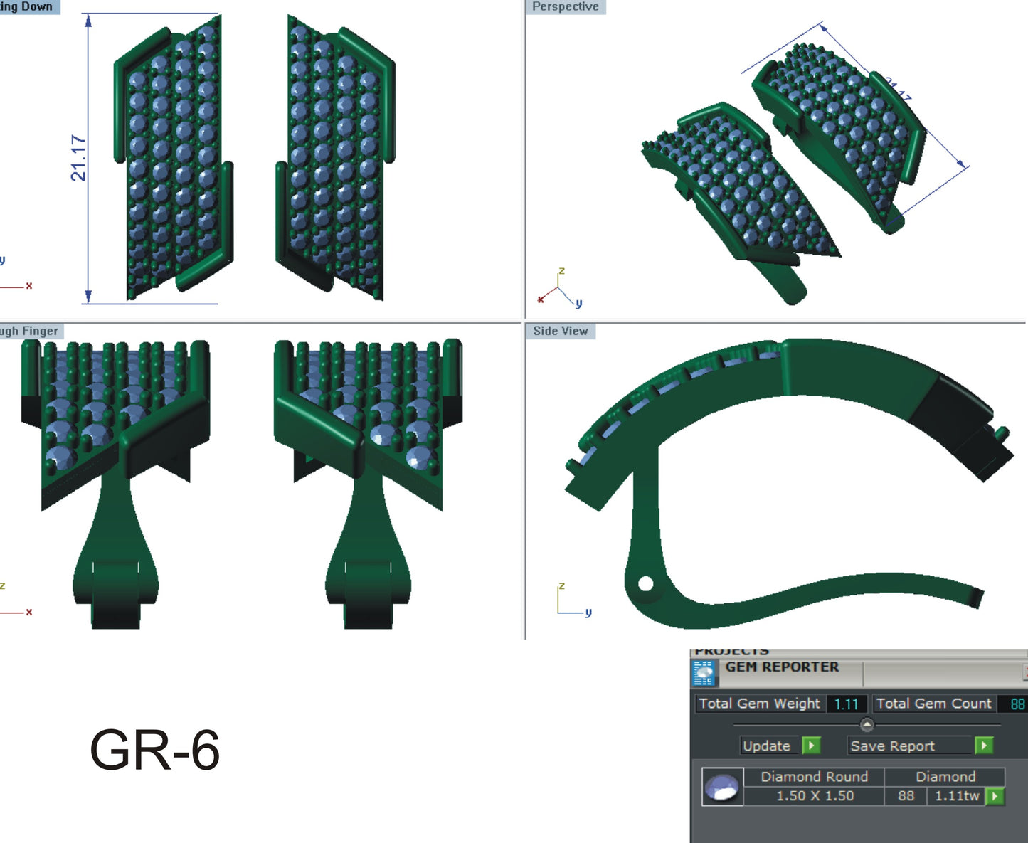 3D Jewelry Files Earring Model 3DM STL EZ BI-19