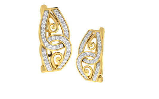 3D Jewelry Files Earring Model 3DM EZ BI-34