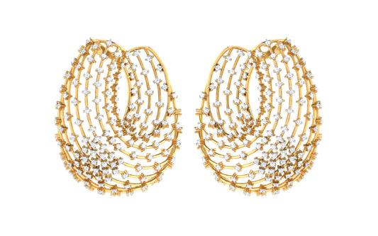 3D Jewelry Files Earring Model 3DM EZ E = 1003