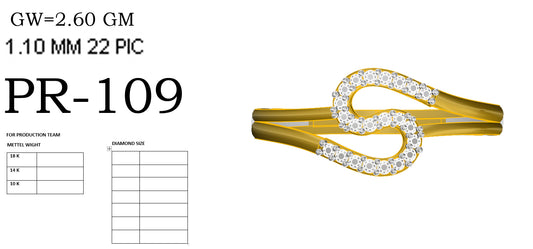 3D Jewelry Files Ring Model 3DM STL PR-124 DIA