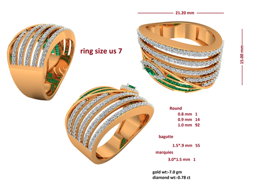 3D Jewelry Files Ring Model 3DM RI-274