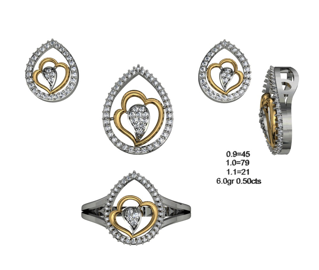 3D Jewelry Files Set Model 3DM STL 04=P ER R=08