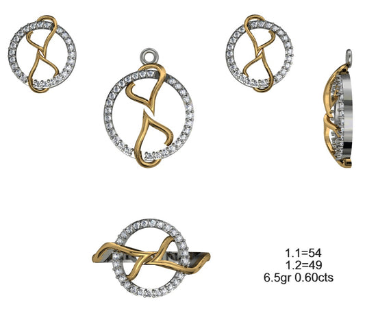 3D Jewelry Files Set Model 3DM STL 04=P ER R=11