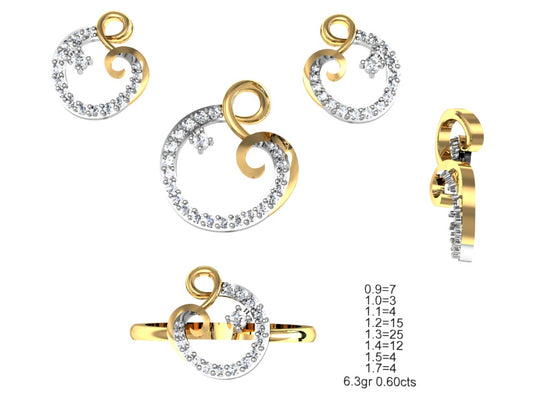 3D Jewelry Files Set Model 3DM STL 04=P ER R=115