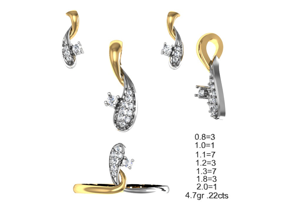 3D Jewelry Files Set Model 3DM STL 04=P ER R=119