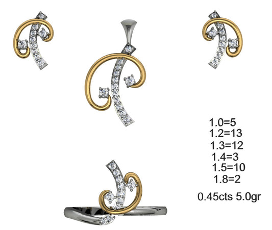 3D Jewelry Files Set Model 3DM STL 04=P ER R=28