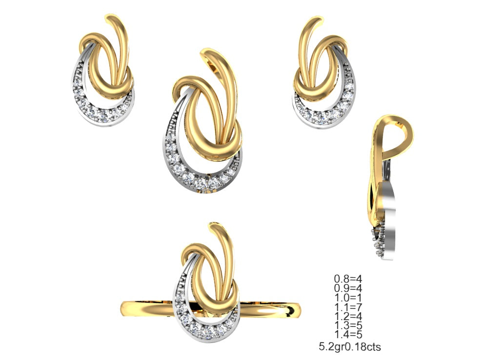 3D Jewelry Files Set Model 3DM STL 04=P ER R=29