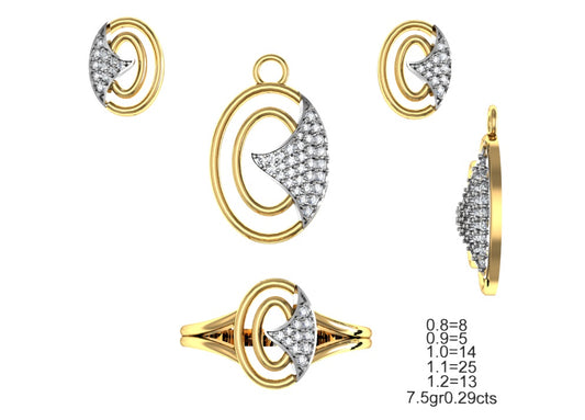 3D Jewelry Files Set Model 3DM STL 04=P ER R=32