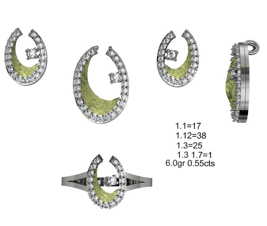 3D Jewelry Files Set Model 3DM STL 04=P ER R=37