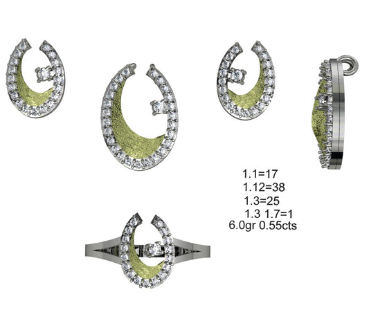 3D Jewelry Files Set Model 3DM STL 04=P ER R=37