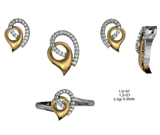 3D Jewelry Files Set Model 3DM STL 04=P ER R=45