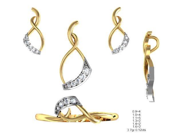 3D Jewelry Files Set Model 3DM STL 04=P ER R=47
