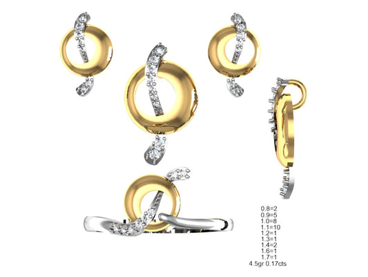 3D Jewelry Files Set Model 3DM STL 04=P ER R=49