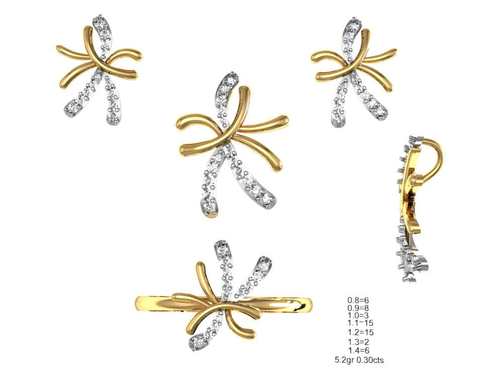 3D Jewelry Files Set Model 3DM STL 04=P ER R=50