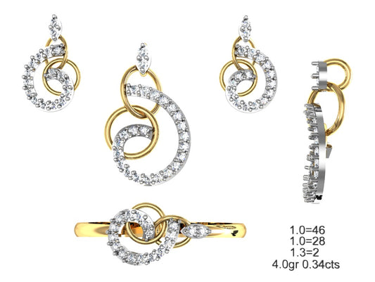 3D Jewelry Files Set Model 3DM STL 04=P ER R=51