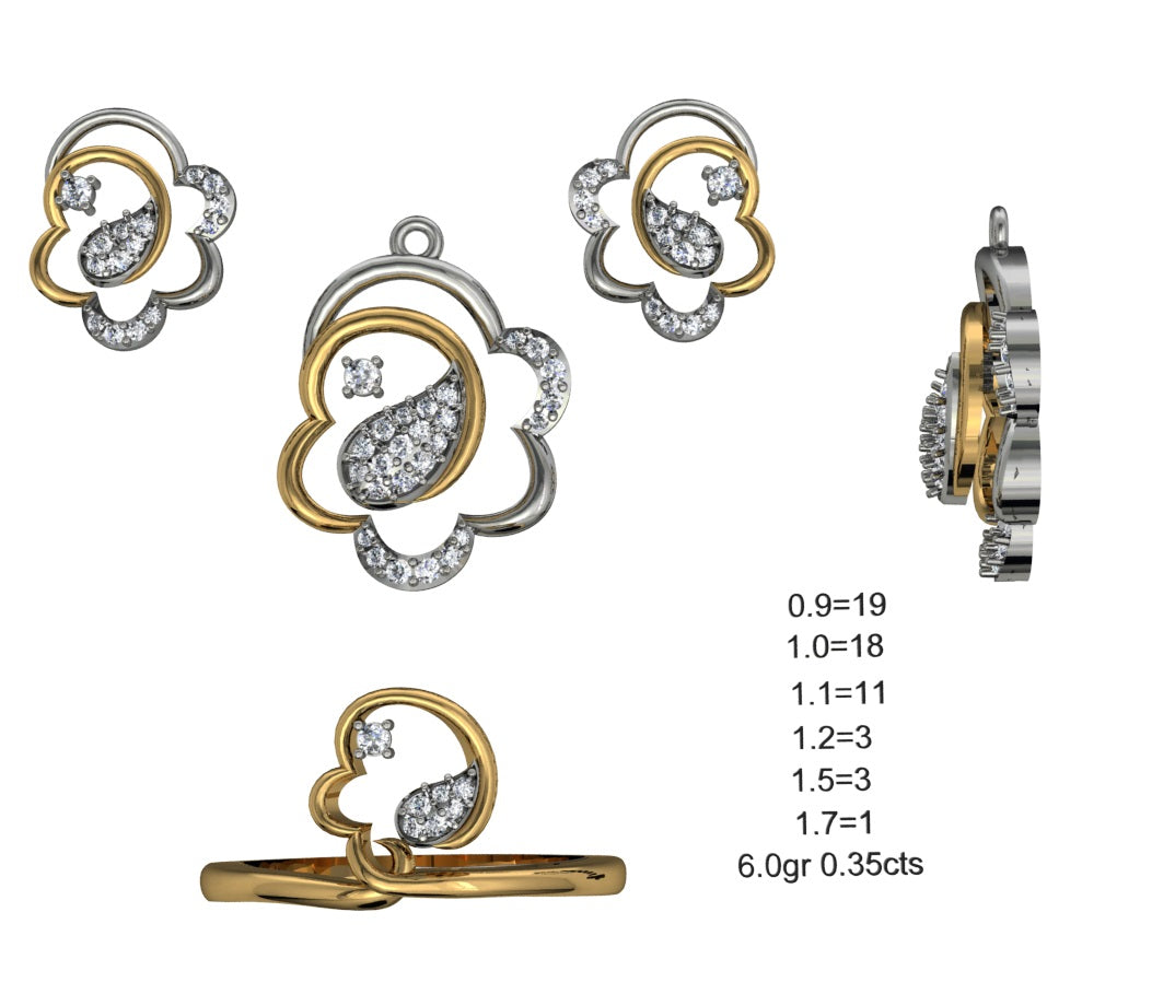 3D Jewelry Files Set Model 3DM STL 04=P ER R=66
