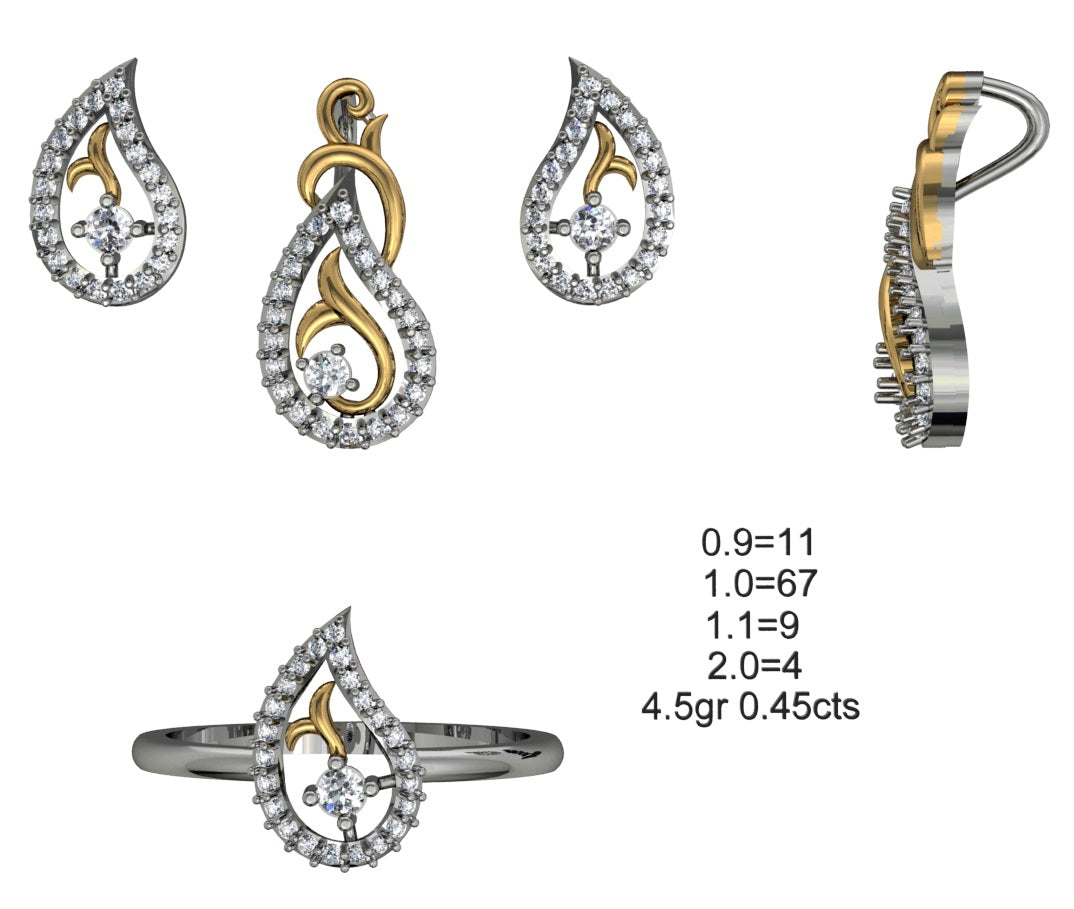 3D Jewelry Files Set Model 3DM STL 04=P ER R=69