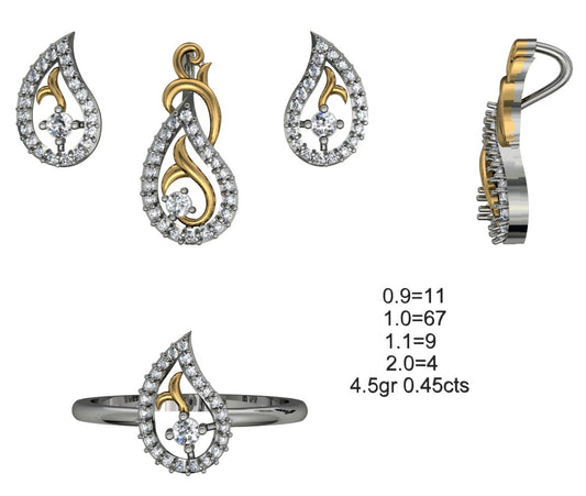 3D Jewelry Files Set Model 3DM STL 04=P ER R=69