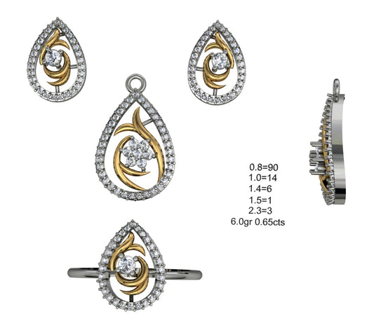 3D Jewelry Files Set Model 3DM STL 04=P ER R=71