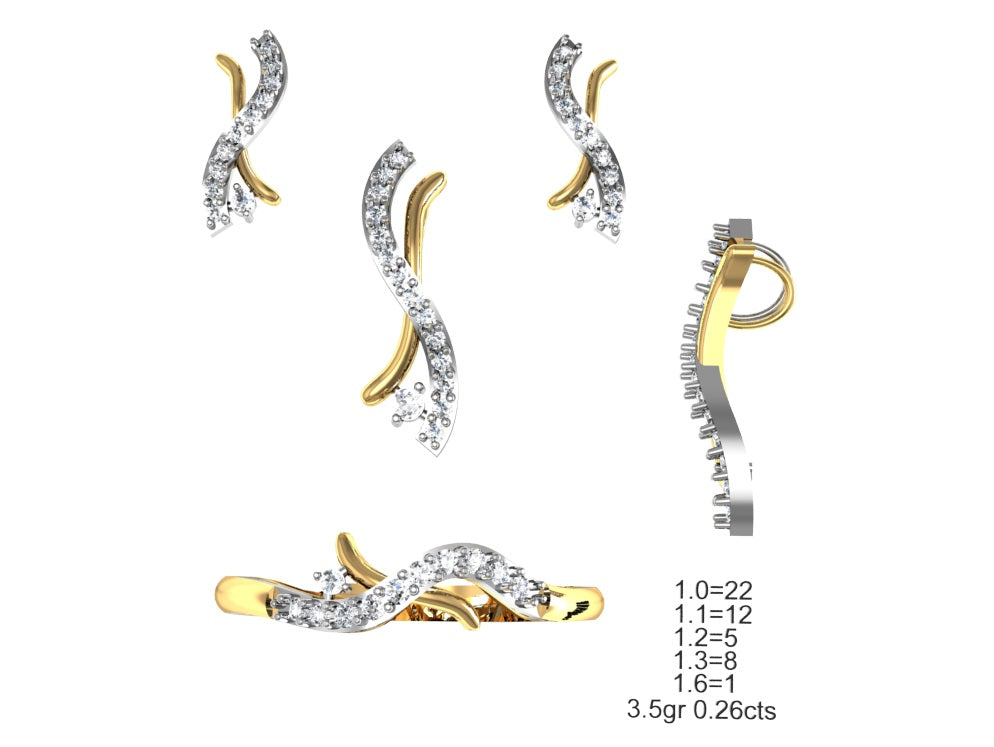 3D Jewelry Files Set Model 3DM STL 04=P ER R=77