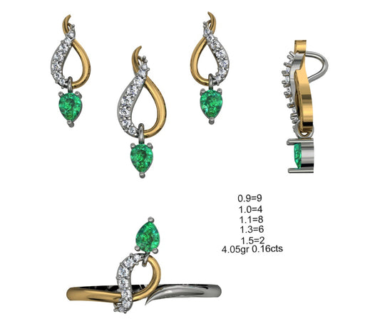 3D Jewelry Files Set Model 3DM STL 04=P ER R=86