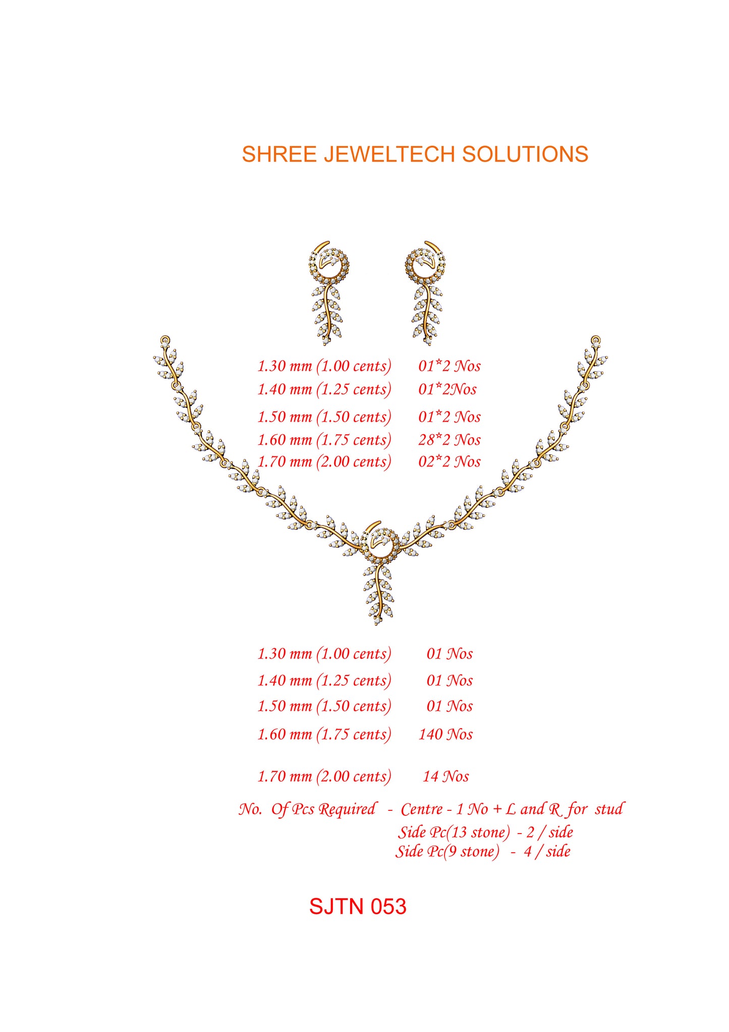 3D Jewelry Files Set Model 3DM STL 05=nk=39