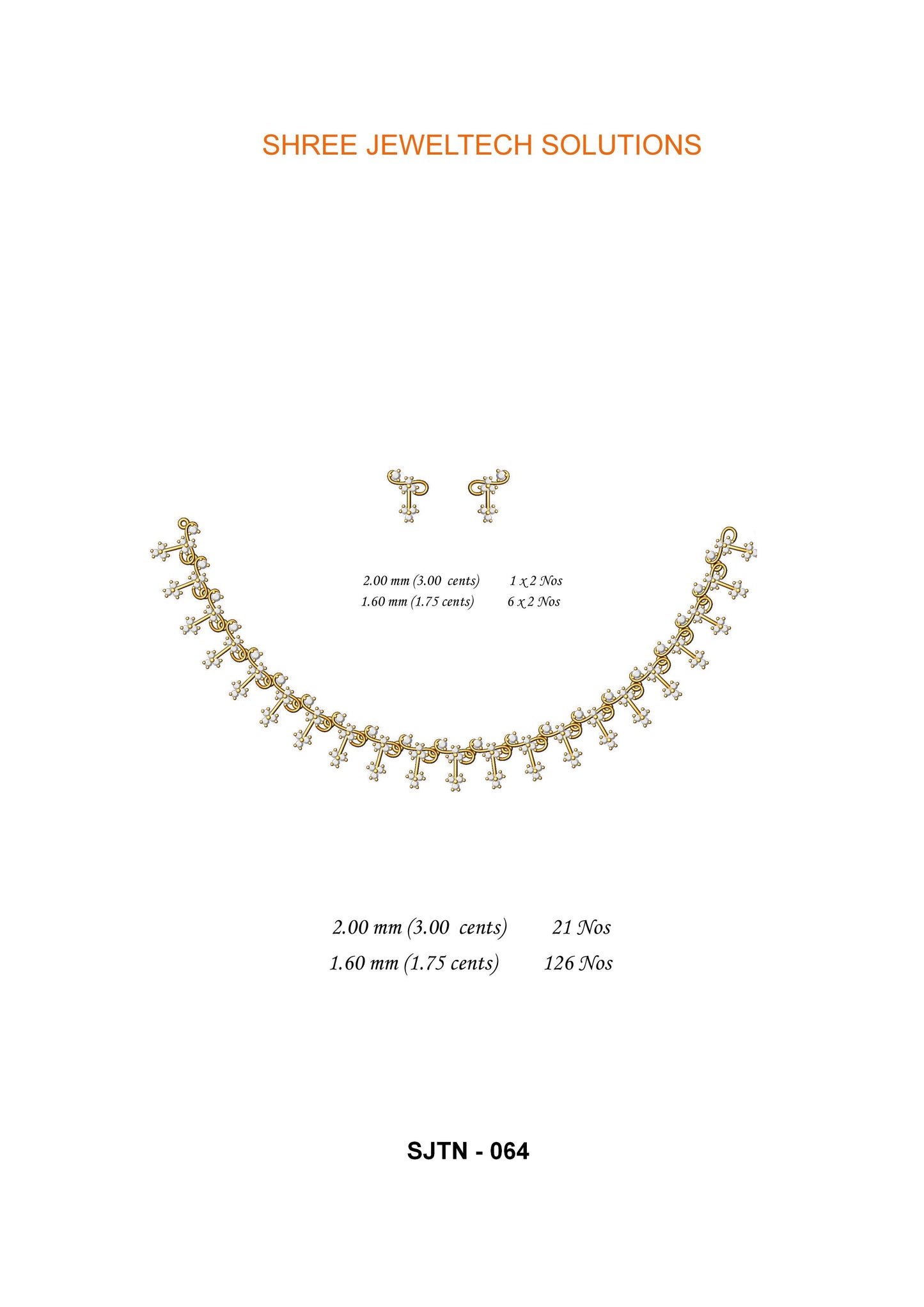 3D Jewelry Files Set Model 3DM STL 05=nk=48