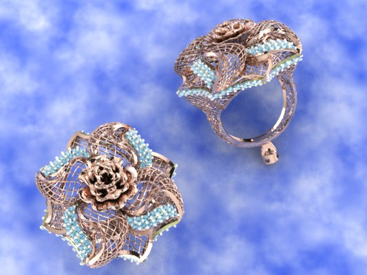 3D Jewelry Files Ring Model 3DM STL 41