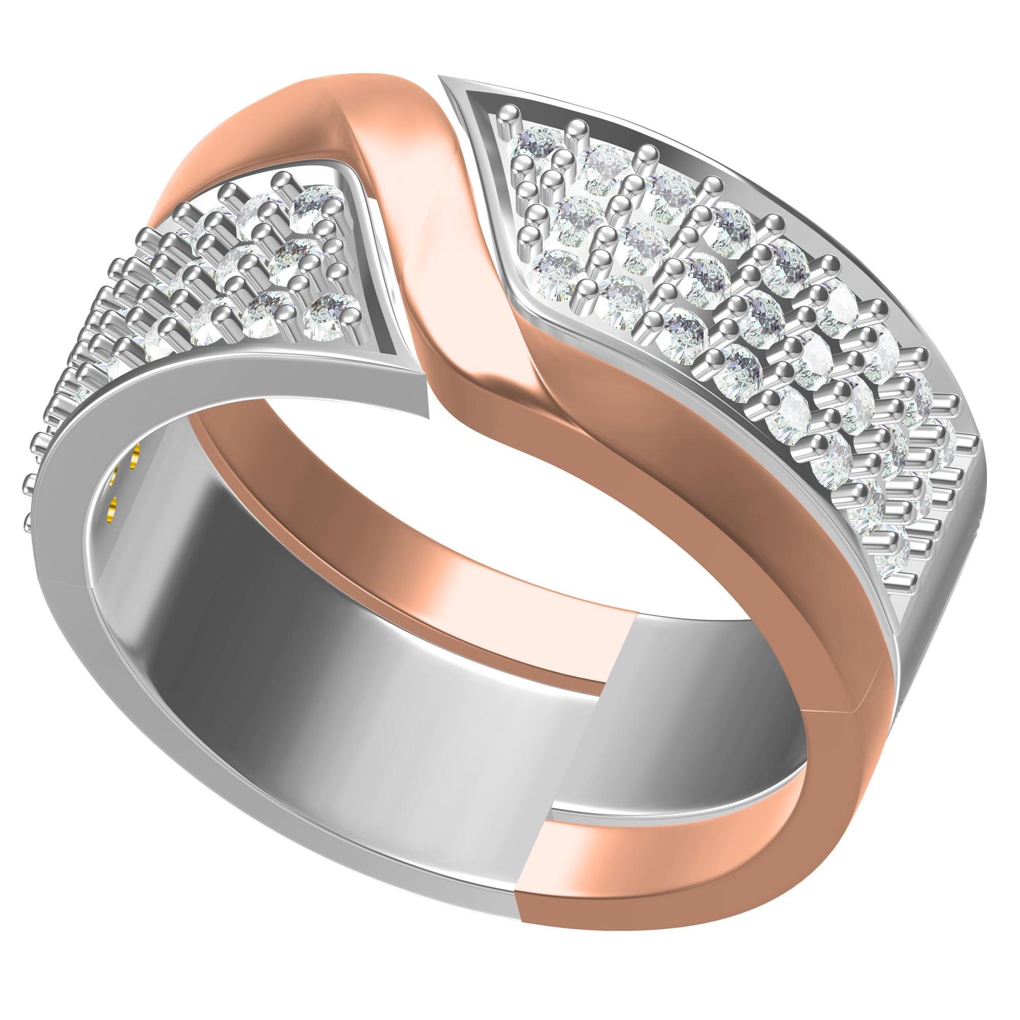 3D Ring Design Files Jewelry Models JCAD CR-00017M