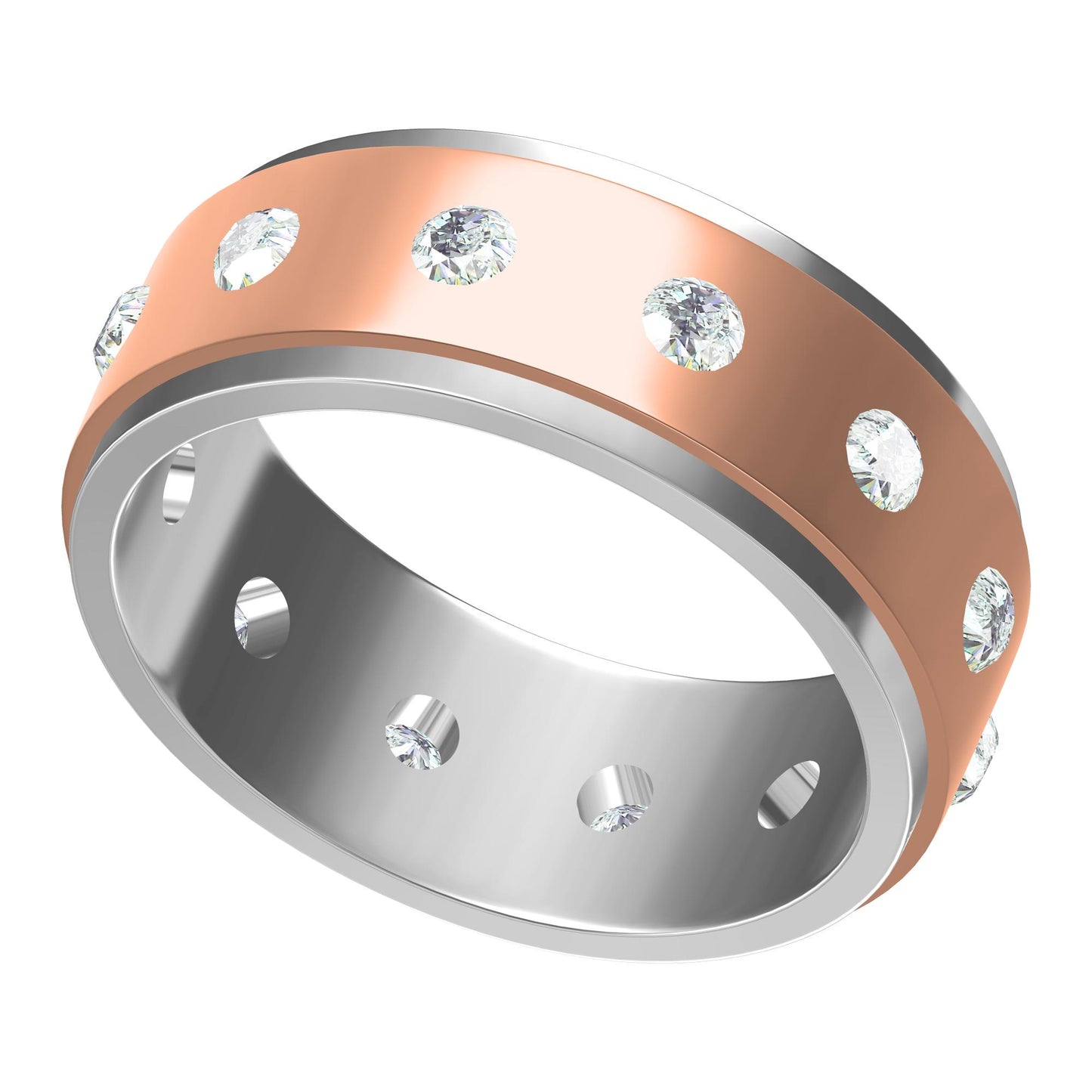 Free 3D Jewelry Design Ring Files JCAD CR-0018M