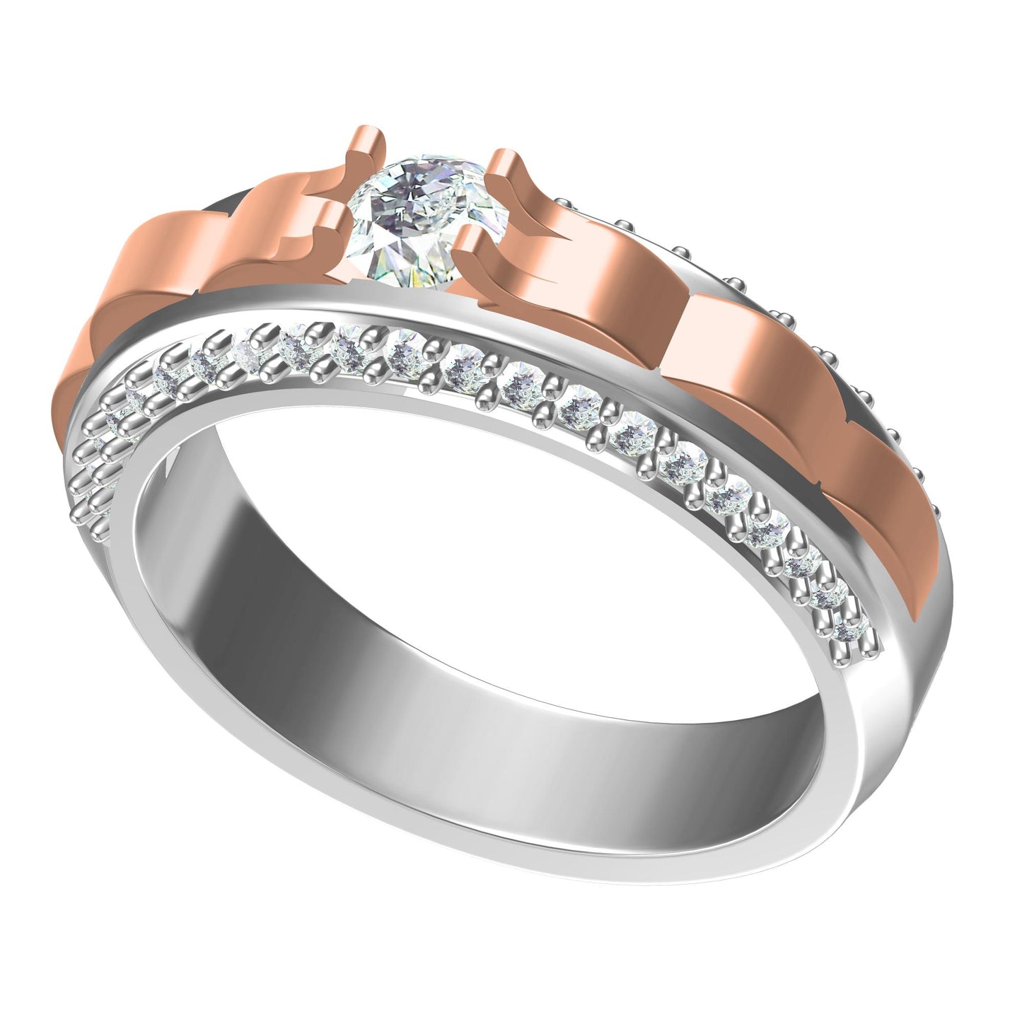 3D Ring Design Files Jewelry Models JCAD CR-0030M