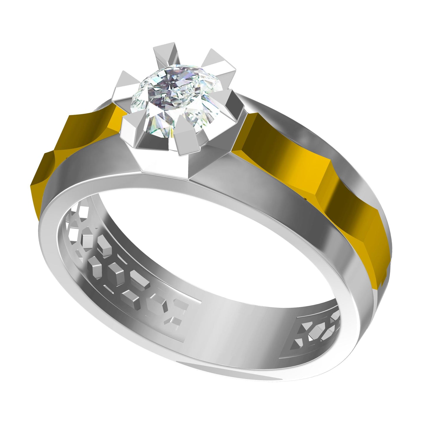 3D Ring Design Files Jewelry Models JCAD CR-0035M