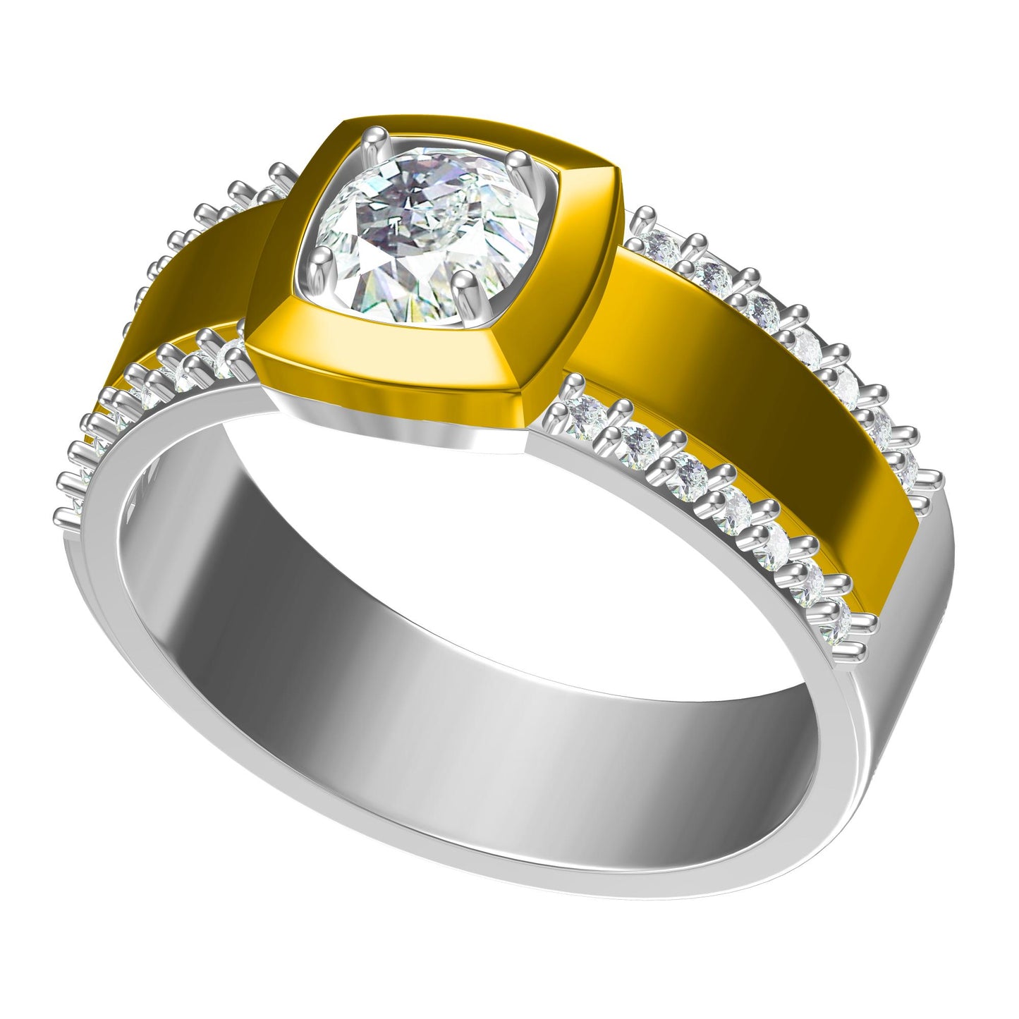 3D Ring Design Files Jewelry Models JCAD CR-0059M