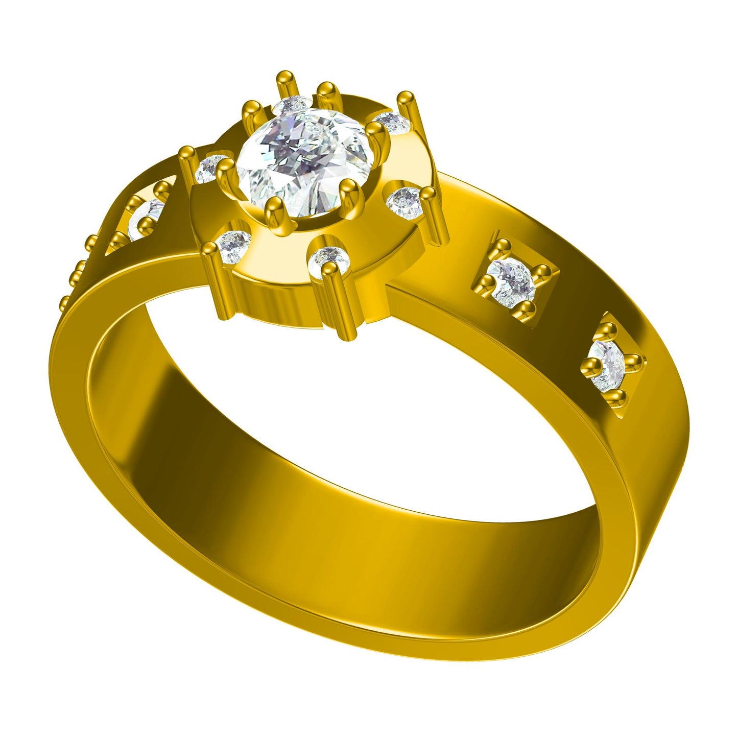 3D Ring Design Files Jewelry Models JCAD CR-0062M