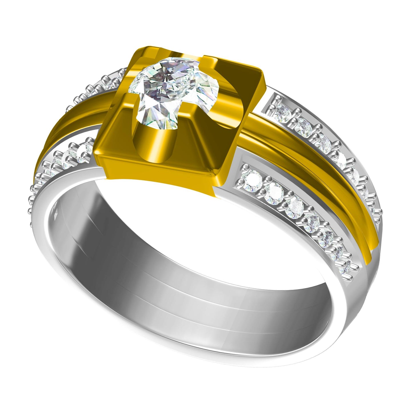 3D Ring Design Files Jewelry Models JCAD CR-0064M