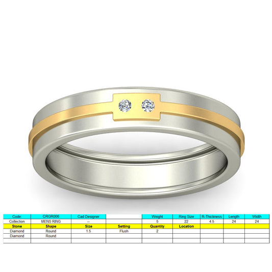 3D Jewelry Files Ring Model 3DM STL CRGR006