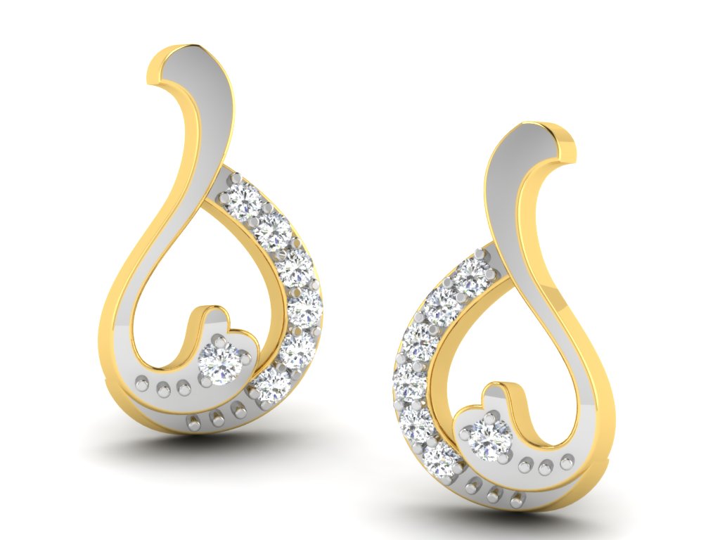 3D Jewelry Files Earring Model 3DM STL DE-2803
