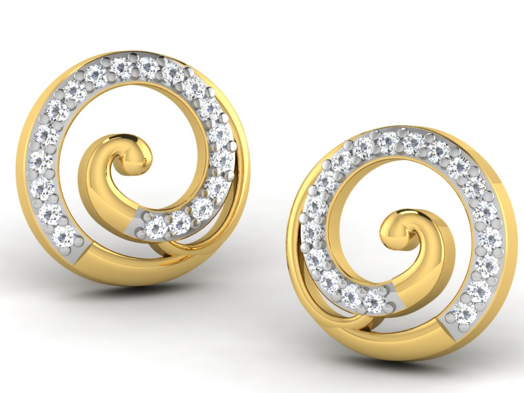 3D Jewelry Files Earring Model 3DM STL DE-3357