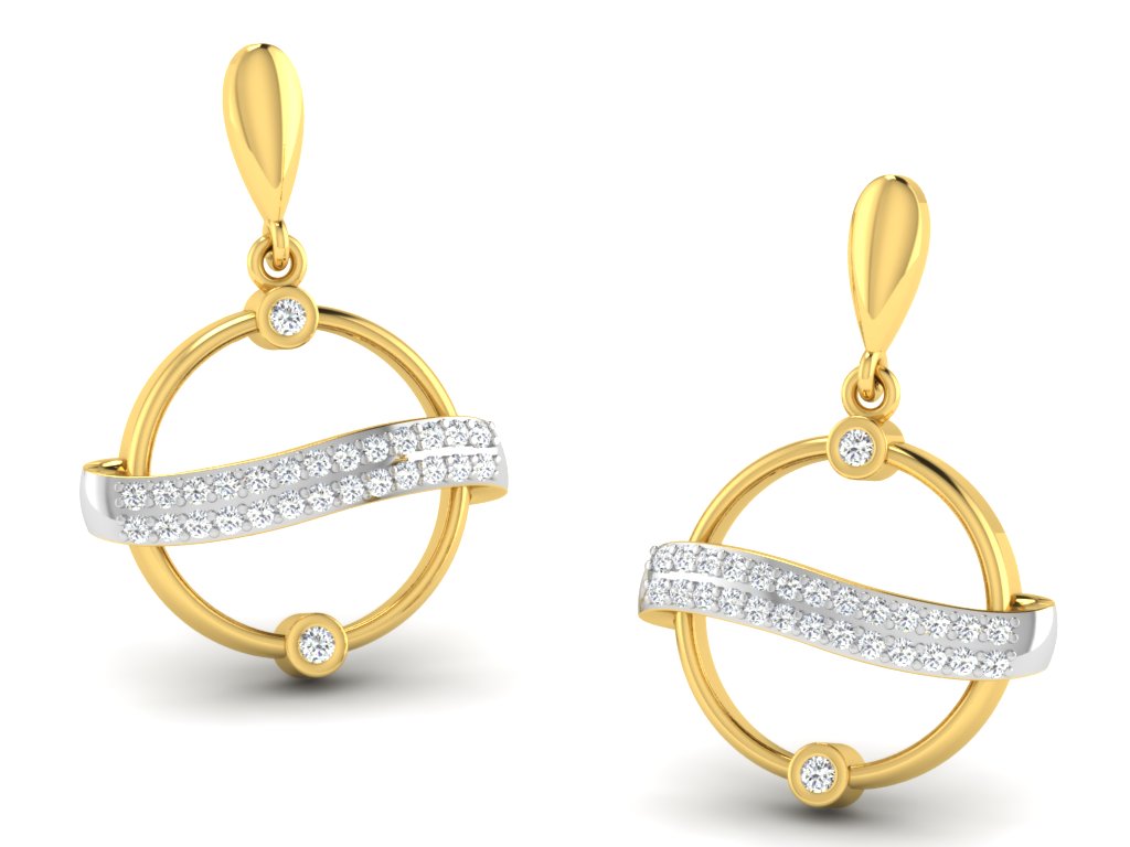 3D Jewelry Files Earring Model 3DM STL DE-3387