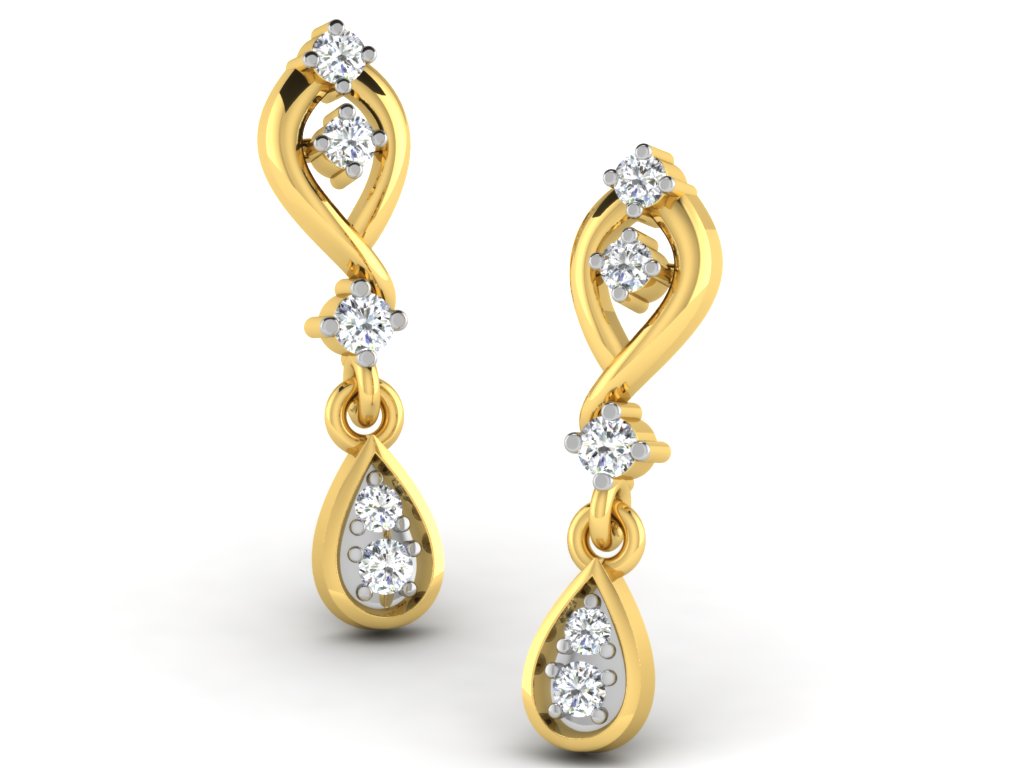3D Jewelry Files Earring Model 3DM STL DE-3388