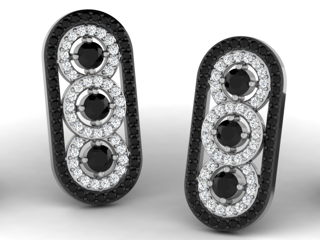 3D Jewelry Files Earring Model 3DM STL DE-3610