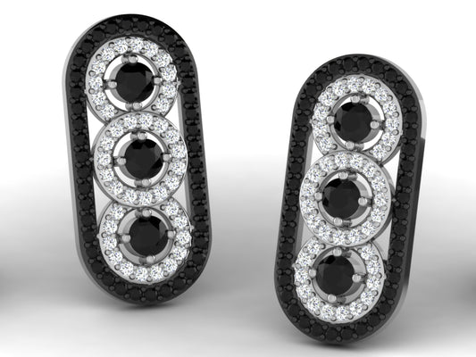 3D Jewelry Files Earring Model 3DM STL DE-3610