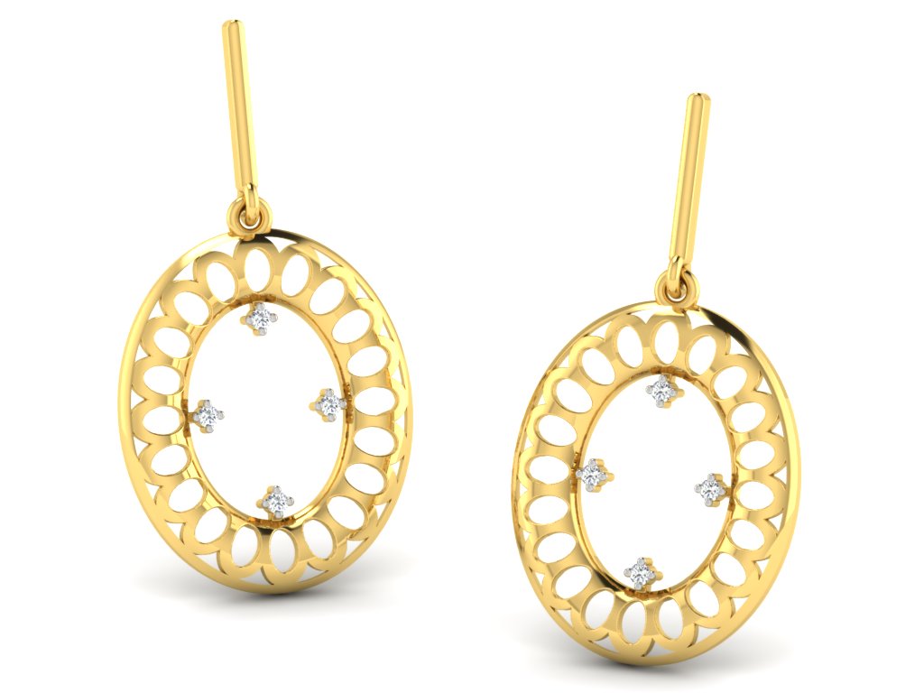 3D Jewelry Files Earring Model 3DM STL DE-3660