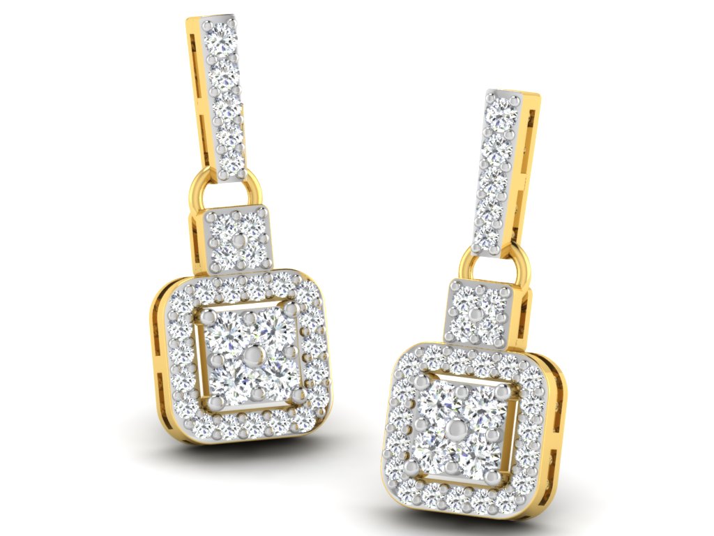 3D Jewelry Files Earring Model 3DM STL DE-3718