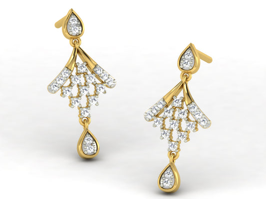 3D Jewelry Files Earring Model 3DM STL DE-3720